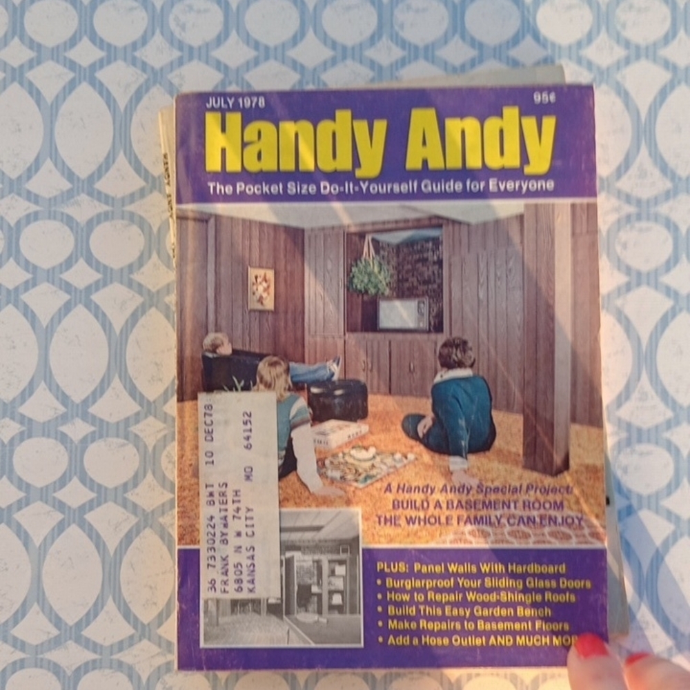 📚Vintage DIY Magazine Lot – 1978 Handy Andy + Masonry & Concrete Guide - Picture 5 of 12